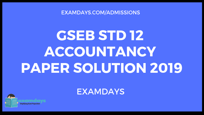 gseb 12 accountancy paper