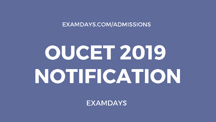 oucet 2019 notification