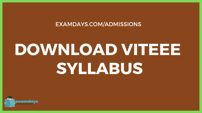 viteee syllabus