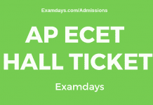 AP ECET Hall Ticket