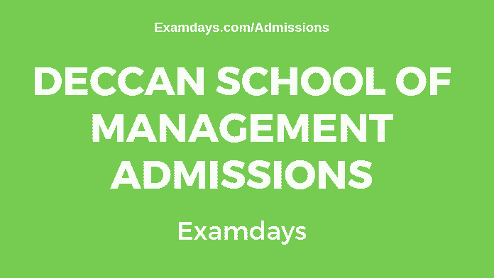 Deccan School of Management Admissions