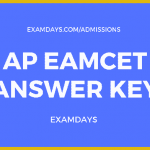 ap eamcet answer key