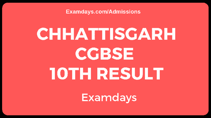 cgbse 10th result