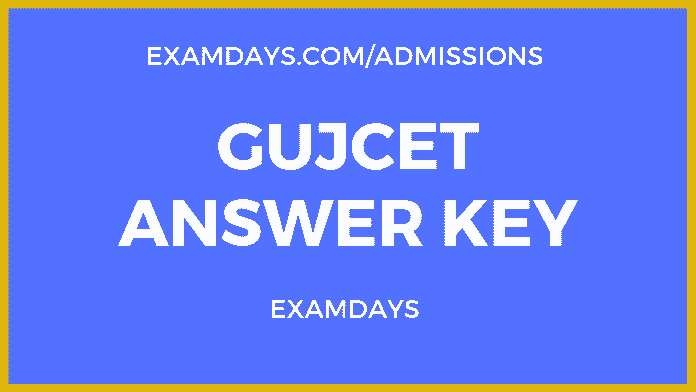 gujcet answer key