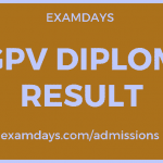 RGPV Diploma Result