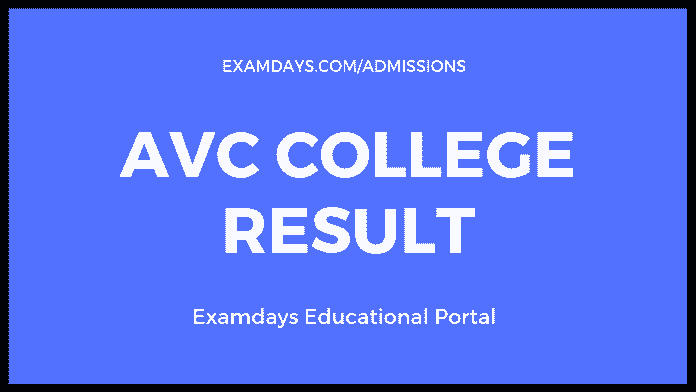 avc college result