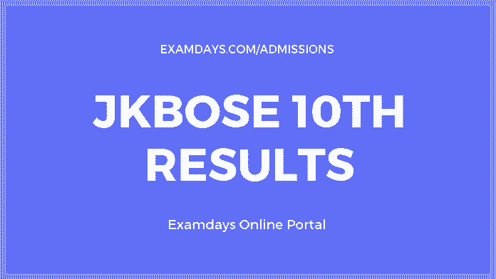 jkbose 10th results