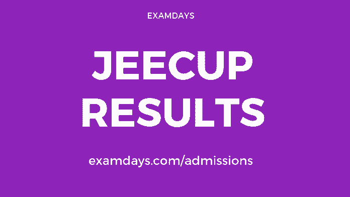 JEECUP Results