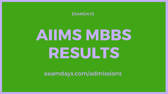 aiims mbbs result