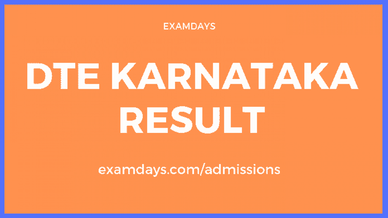 Dte Karnataka Revaluation Result 2019 Btelinx Diploma Results Dte