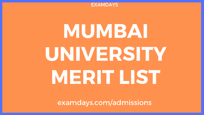 mumbai university merit list