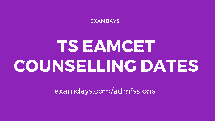 ts eamcet counselling dates