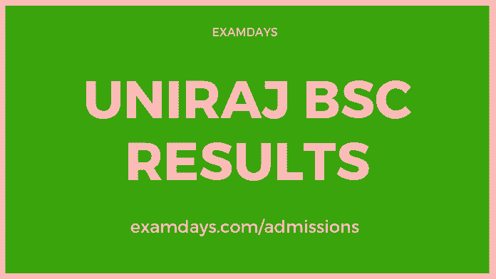 uniraj bsc result