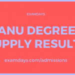 anu degree supply results