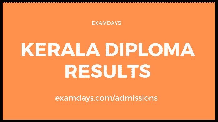 kerala diploma result 2019
