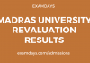 madras university revaluation result