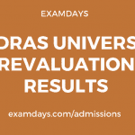 madras university revaluation result