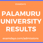 palamuru university degree results