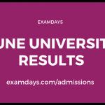 pune university result
