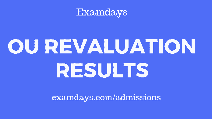 ou revaluation results