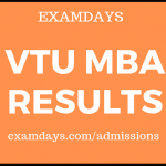 vtu mba results
