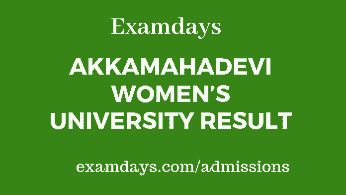 akkamahadevi university result