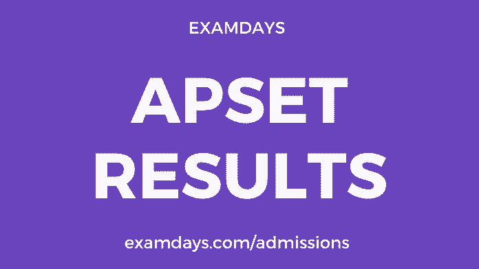 apset results