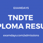 tndte diploma result