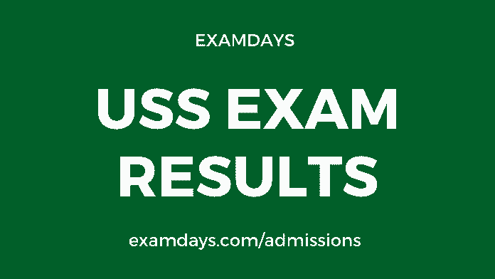 uss exam result