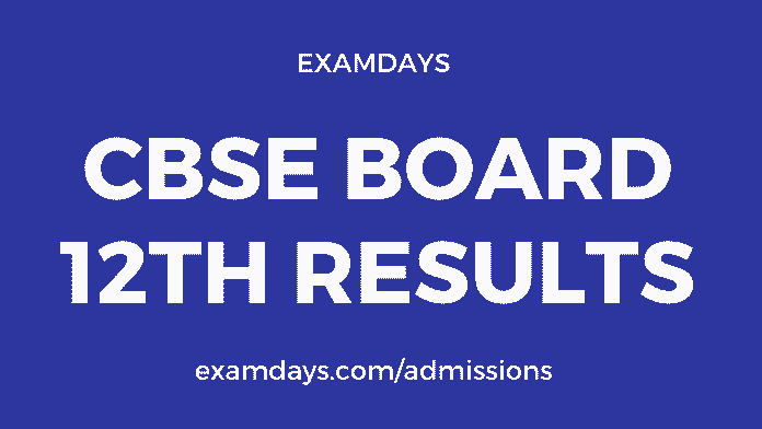 cbse 12th exam result