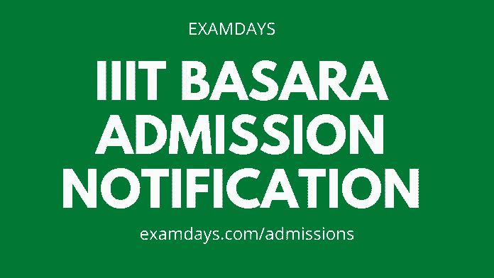 iiit basar admission notification