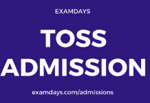 toss admission