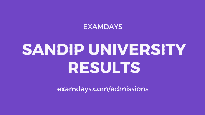 Sandip University Result