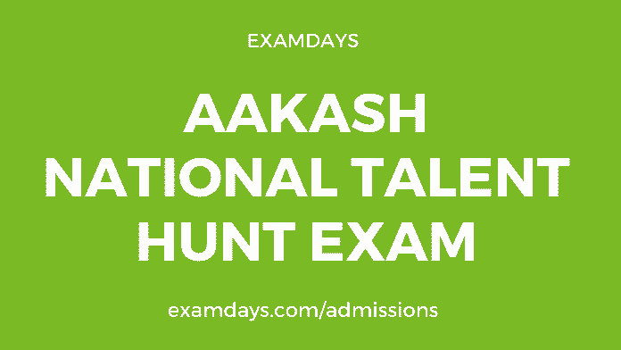 aakash national talent hunt exam