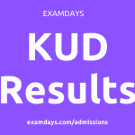 kud results