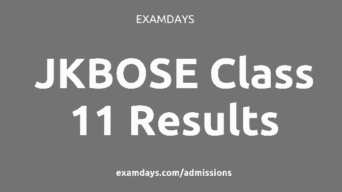jkbose class 11 result