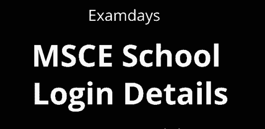 msce pune school login