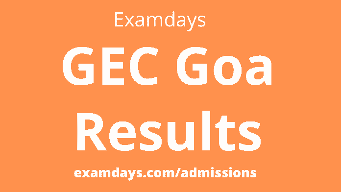 gec goa results