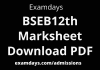 bseb 12th marksheet download