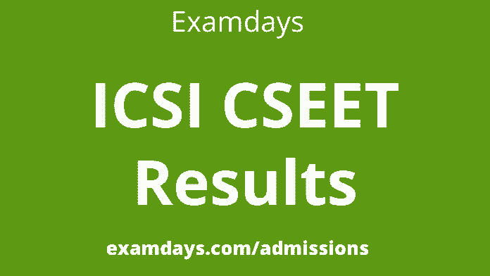 icsi cseet result