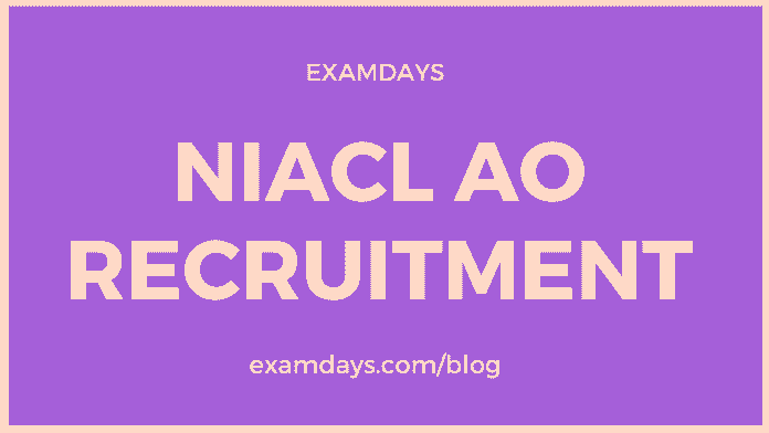 NIACL AO Recruitment