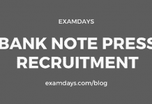 bank note press recruitment