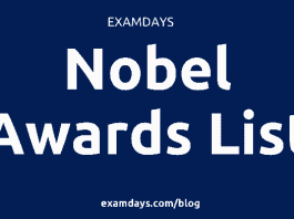 nobel awards list