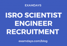 isro scientist engineer recruitment