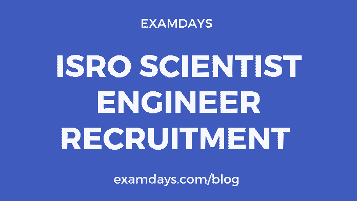 isro scientist engineer recruitment