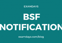 bsf notification