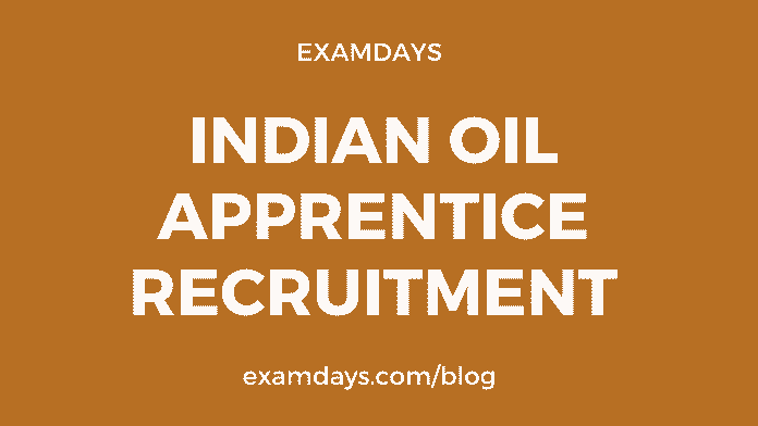 indian oil apprentice recruitment
