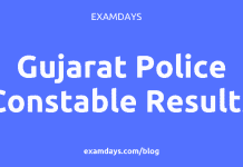 gujarat police constable results