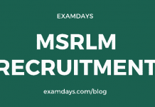 msrlm recruitment