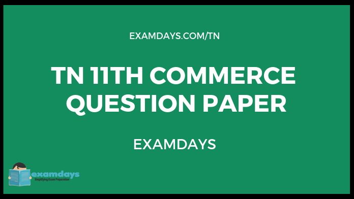 tn 11 commerce question paper
